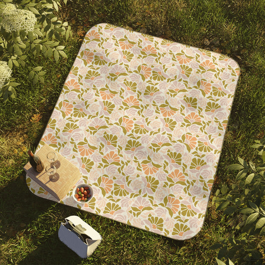 Retro Summer Picnic Blanket