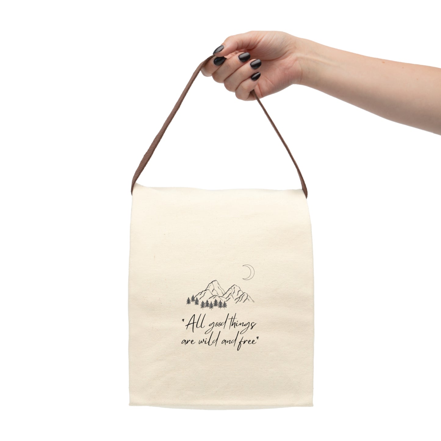 Lunch Bag With Strap - Mountains are Calling