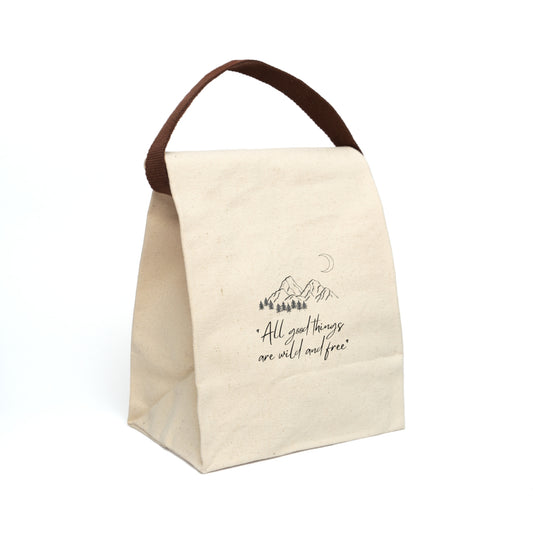 Lunch Bag With Strap - Mountains are Calling